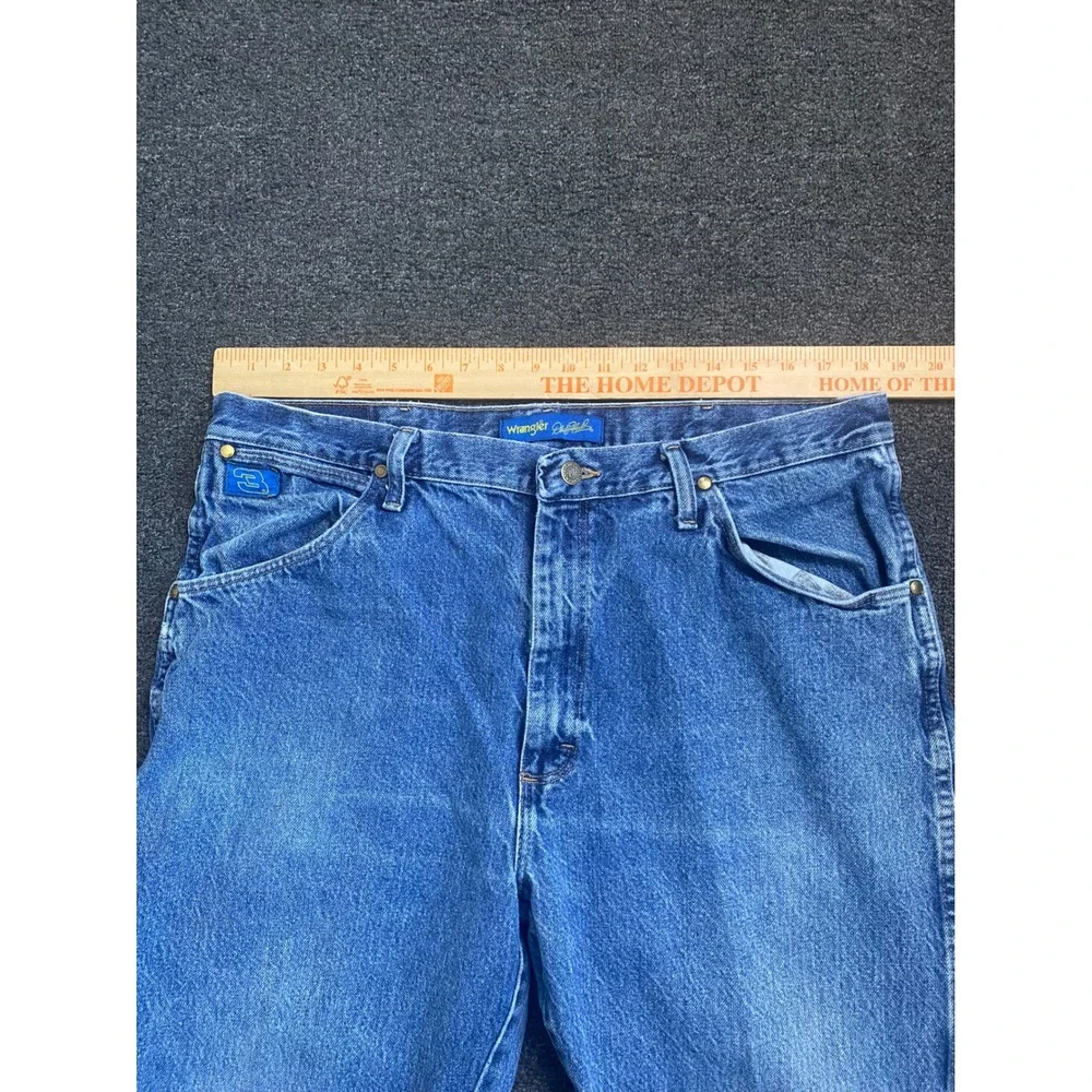 Wrangler‎ Dale Earnhardt Legendary Denim Blue Jeans Mens 38x32 Straight Leg Race